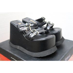 rare vintage 90s Demonia Tripp 04 Platform Wedge Sandals